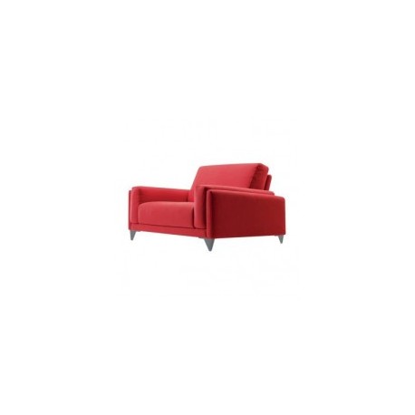 Sillón Link Suede - Rojo