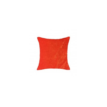 Cojín Liso Pet Chenille 50X50Cm Naranja