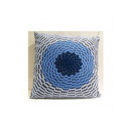 Cojín Decorativo Círculo Azul 45X45 Azul