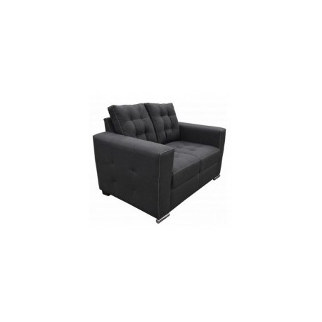 Love Seat Moderno Aretha Fabou Muebles Gris