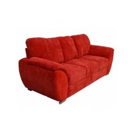 Sofa Moderno Pekin Fabou Muebles - Rojo