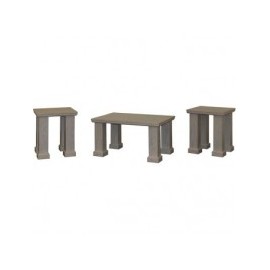 Juego de Mesas Layna Fabou Muebles - Beige