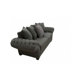 Sofa Gray De Fabou - Capitonado, Moderno,...