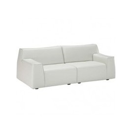 Sofá Love Seat Forma Flother - Blanco