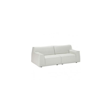 Sofá Love Seat Forma Flother - Blanco