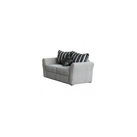 Love Seat Molderno Zebra Fabou Muebles - Gris