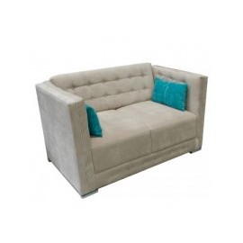 Love Seat Capitoneado Lituania Fabbou Muebles