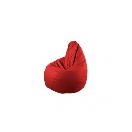 Sillón Puff tipo Pera Puff-1002 Lunics-Rojo