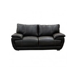 Love Seat Moderno Tokio Fabou Muebles - Negro