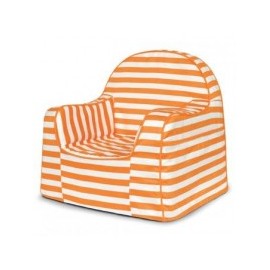 PKFFLROS Sillon de rayas-Naranja