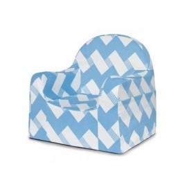 PKFFLRBZ Sillón zig-zag-Azul