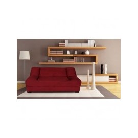 Sofá Cama Futon Liviana 3 Posiciones-Rojo