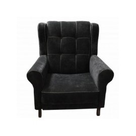 Sillon Moderno Lander Fabou Muebles - Negro