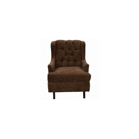 Sillon Capitonado Hesper Fabou Muebles Café