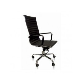 Sillón Directivo en Curpiel Negro Mod. A05