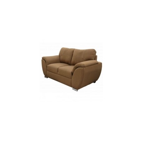 Love Seat Moderno Pekin Fabou Muebles Nogal