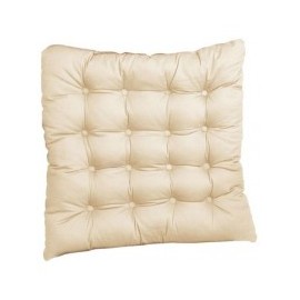 Cojín Silla Algodón Blanco Sillón para...